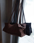 Square suède bag