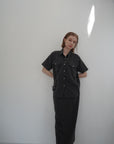 Switching long skirt