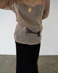 Sier lamé pullover