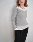 Lib off shoulder layered top