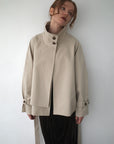 【3/13-発売】Half cape short trench
