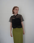Tulle shirring Tshirts