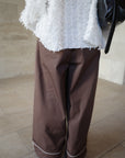 Tuck line pants
