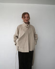 【3/13-発売】Half cape short trench