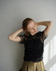 Tulle shirring Tshirts