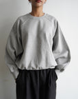 Curve sleeve sweat pullover