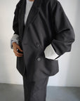 Turn up cuffs tailor jacket