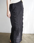 Gather long skirt