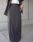Switching long skirt