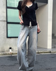Layered lib half sleeve tops