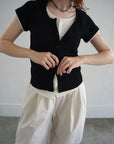 Layered lib half sleeve tops