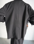 Turn up cuffs tailor jacket