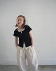 Layered lib half sleeve tops
