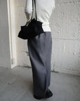 Wool soft long skirt