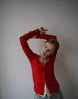 Layered lib cardigan