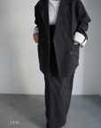 Turn up cuffs tailor jacket