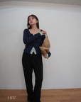 Layered lib cardigan