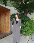 V neck jump suit