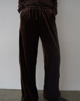 Velour Wide Leg Pants