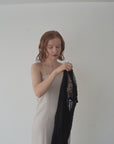 Twill camisole one-piece