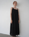 Jacquard camisole one-piece