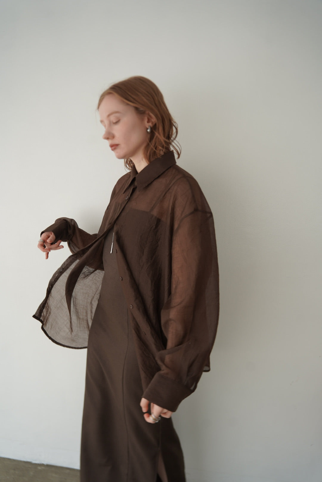 Wrinkle processing shirt