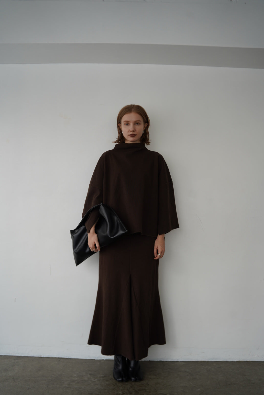 Bottle neck  poncho tops