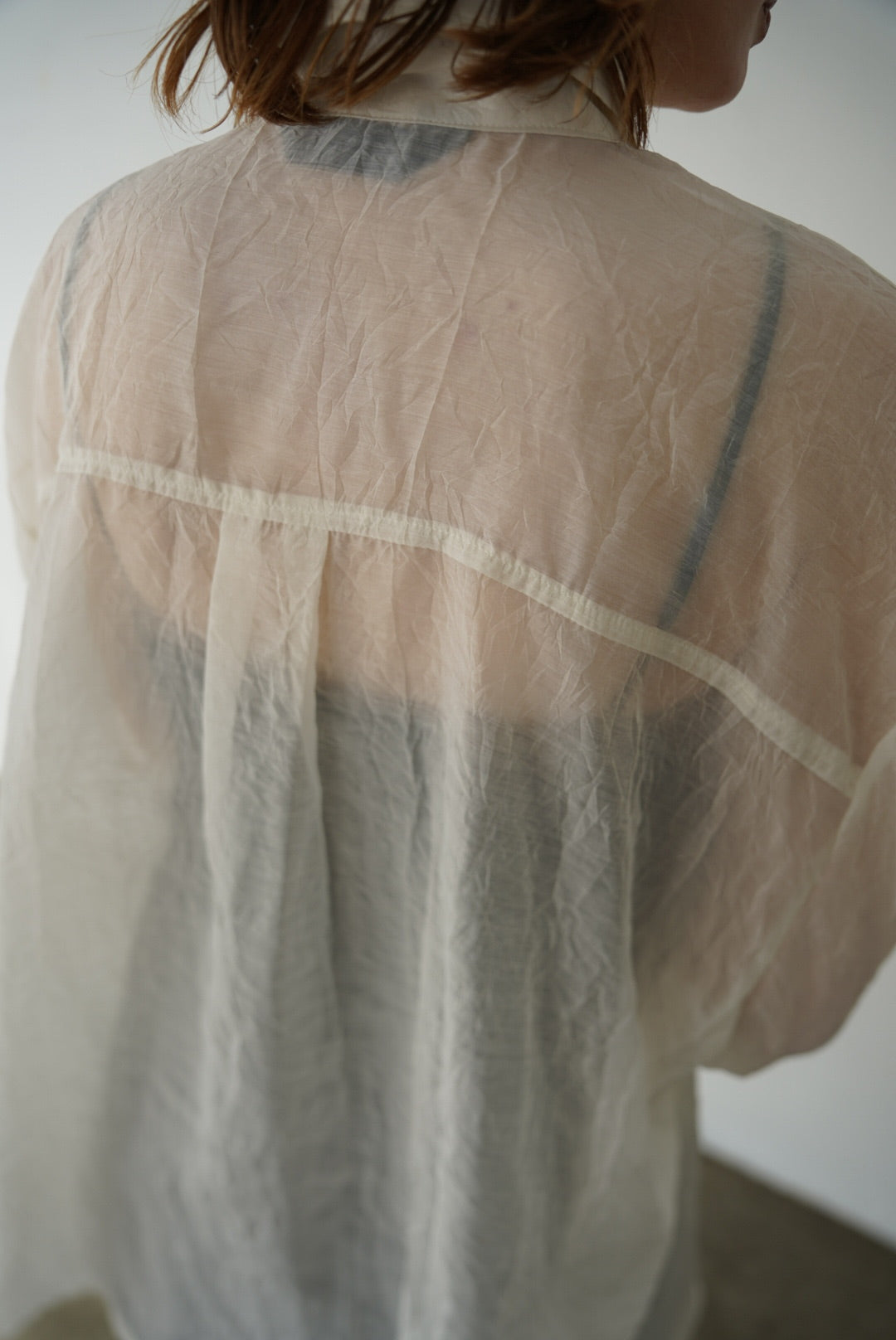 Wrinkle processing shirt