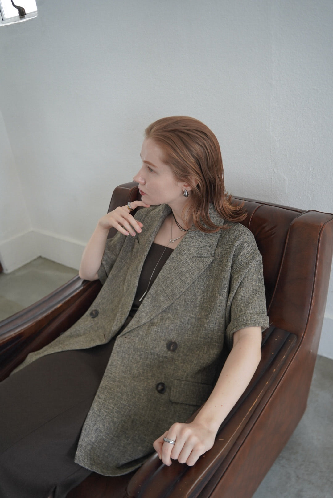 Summer tweed half sleeve JK