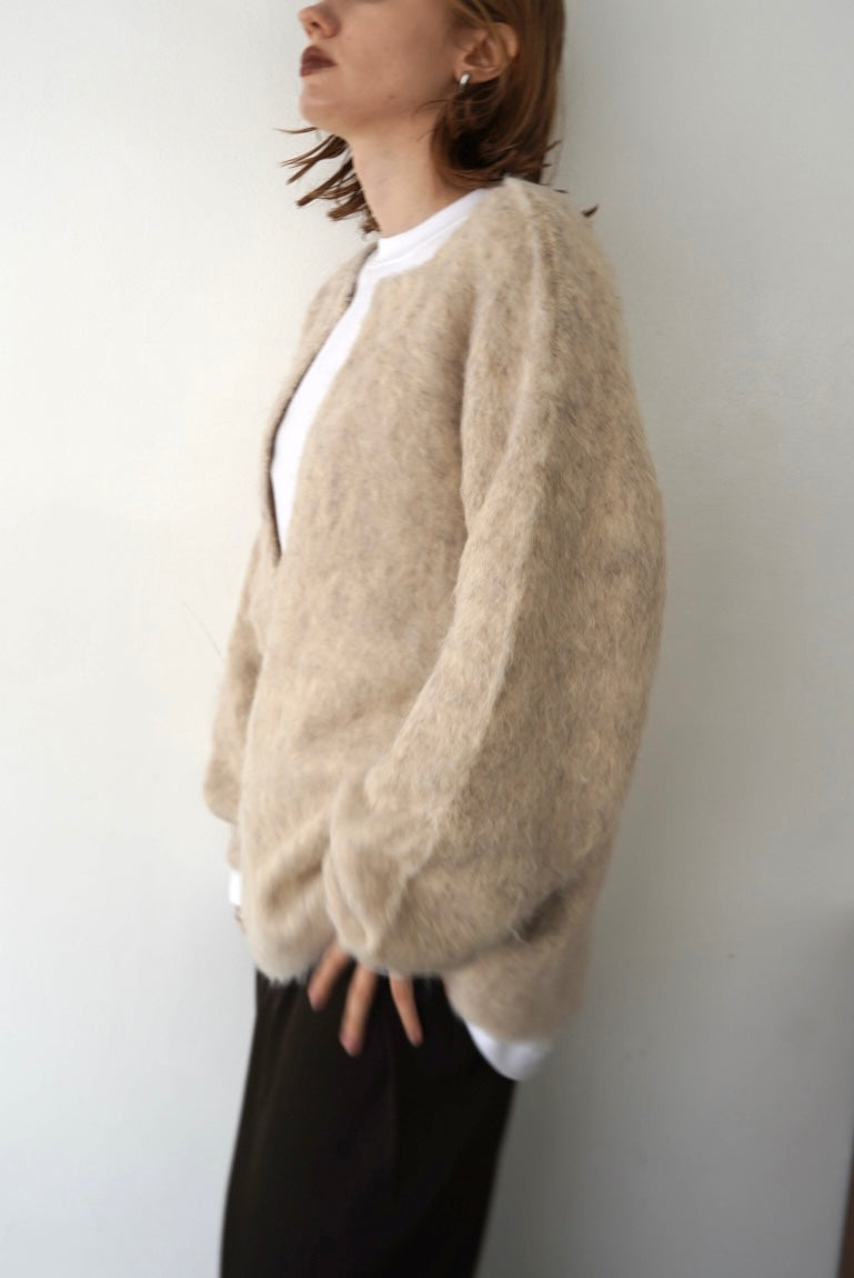 Deep skipper mohair knit