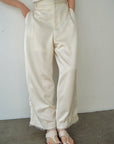 【SET】Race satin pants