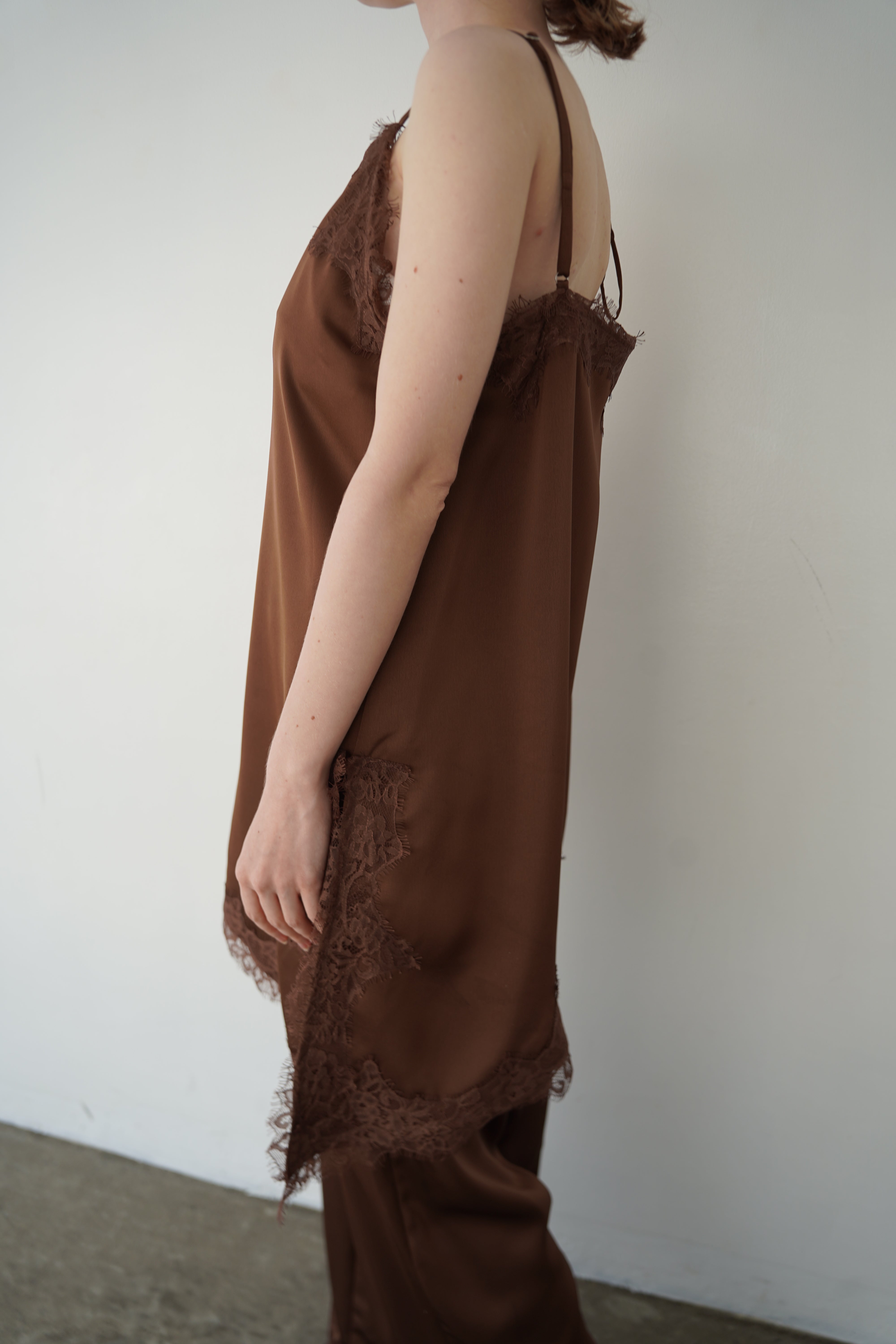 【SET】AJ Asymmetry race camisole
