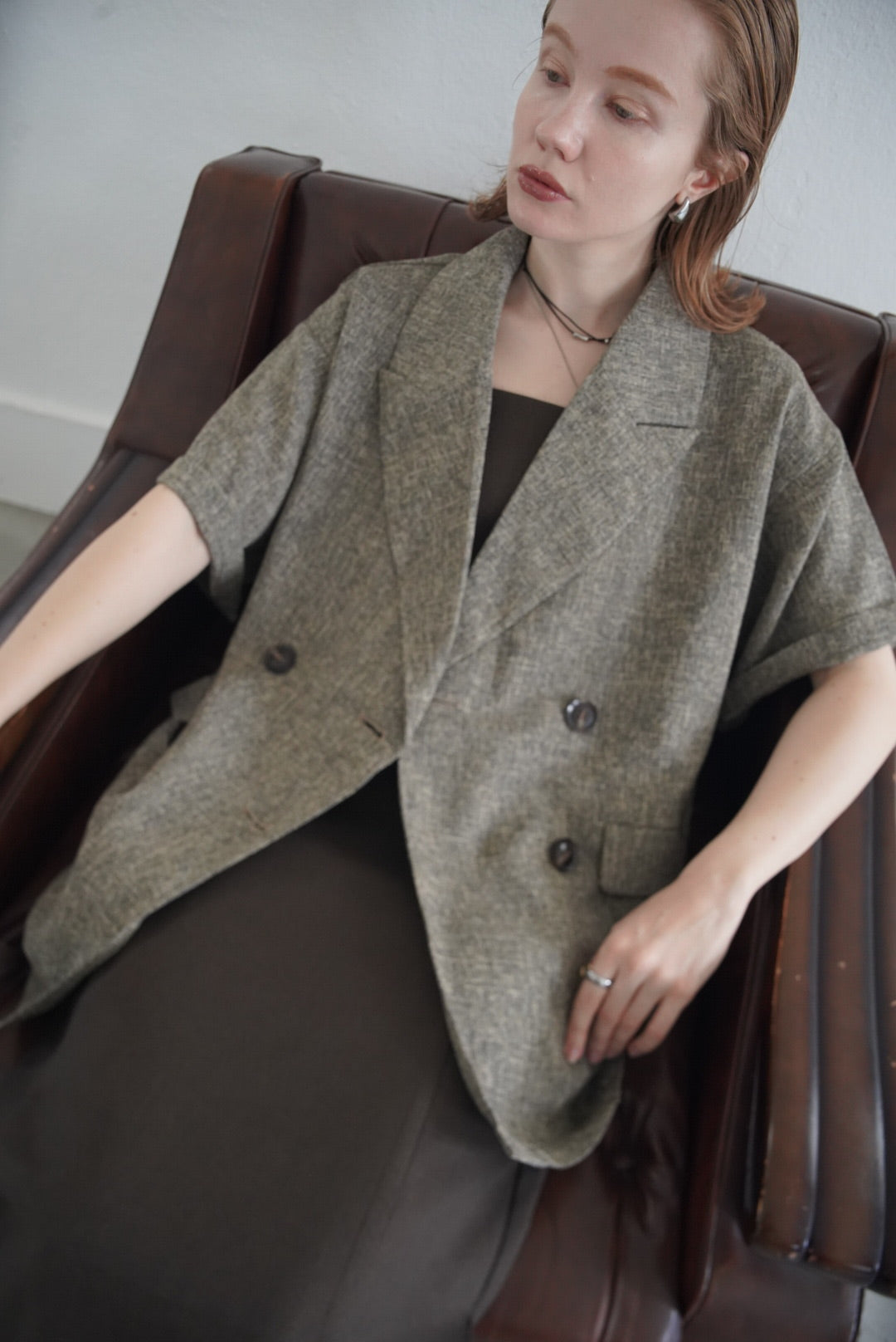 Summer tweed half sleeve JK