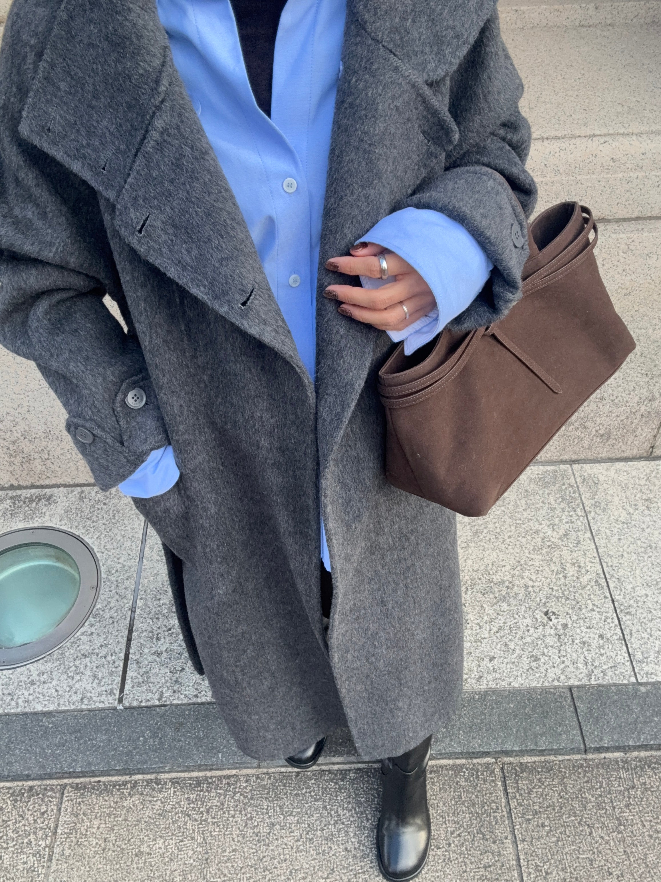 【1月下旬発送】Mel wool long coat