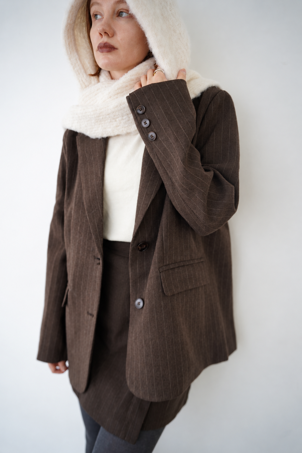 Pin stripe wool JK