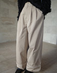 Tuck line pants