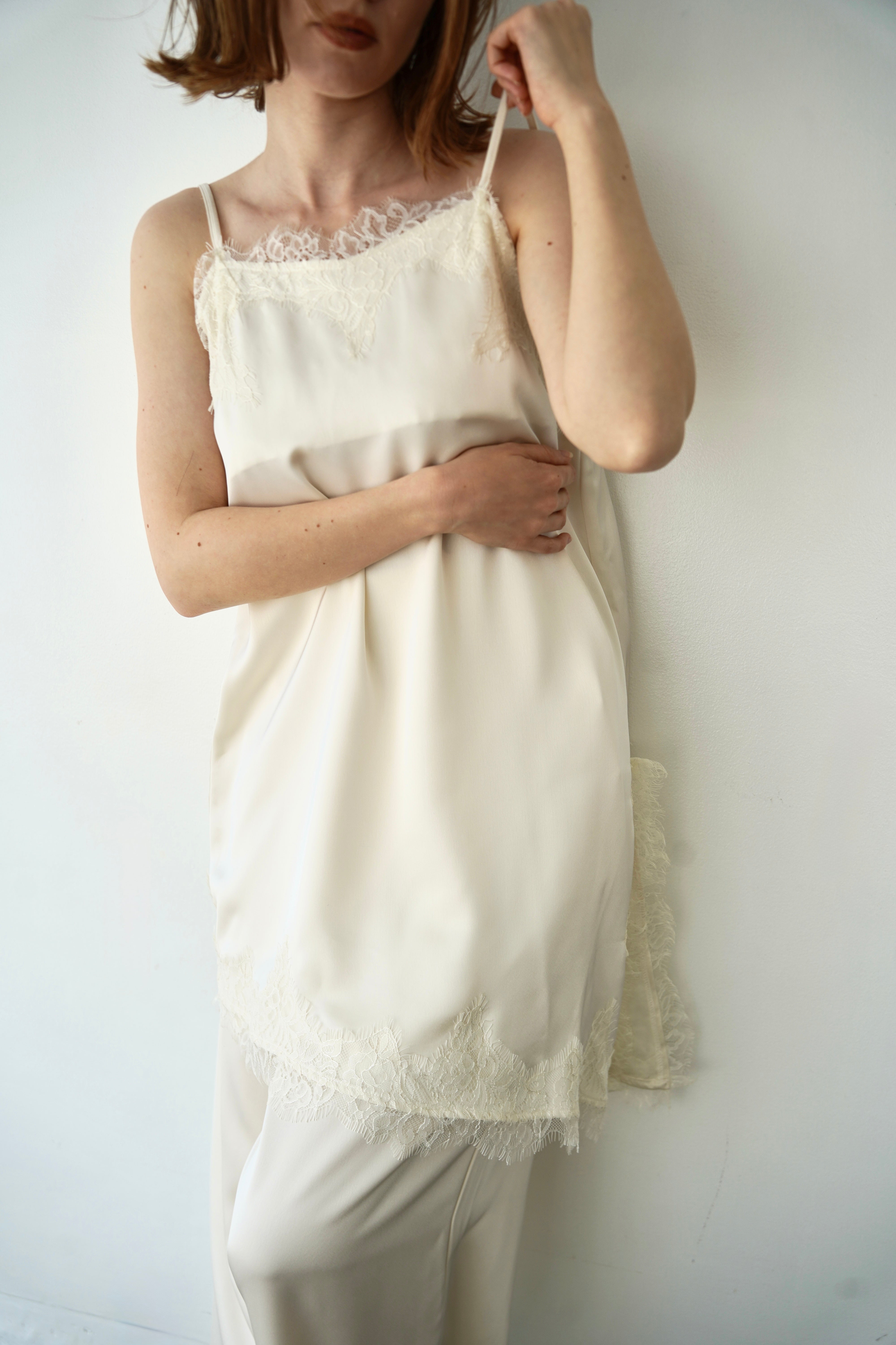 【SET】AJ Asymmetry race camisole
