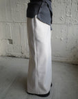 Wool soft long skirt