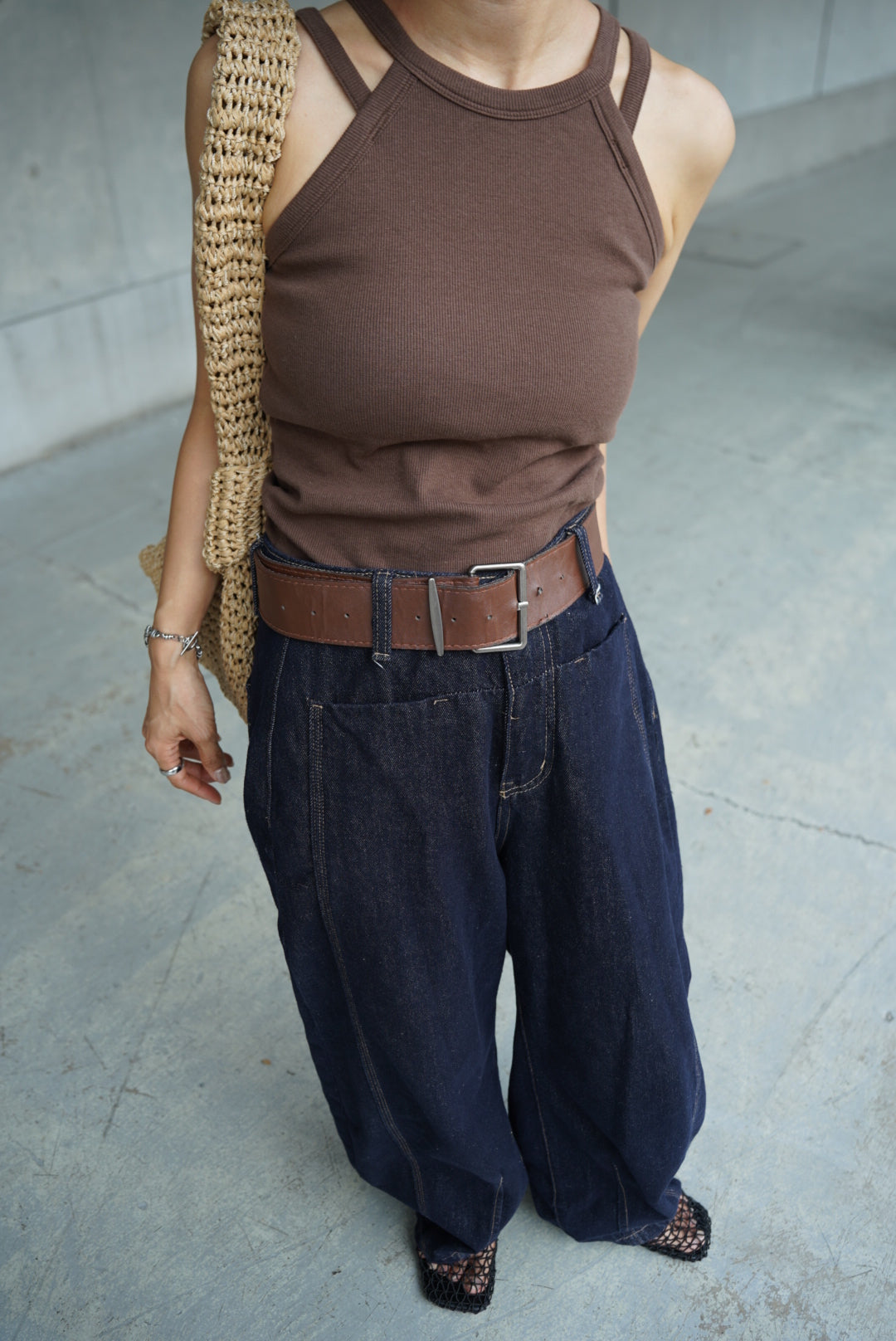 Double strap American sleeve tank