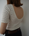 【6/5-発売】Heart dot back open T