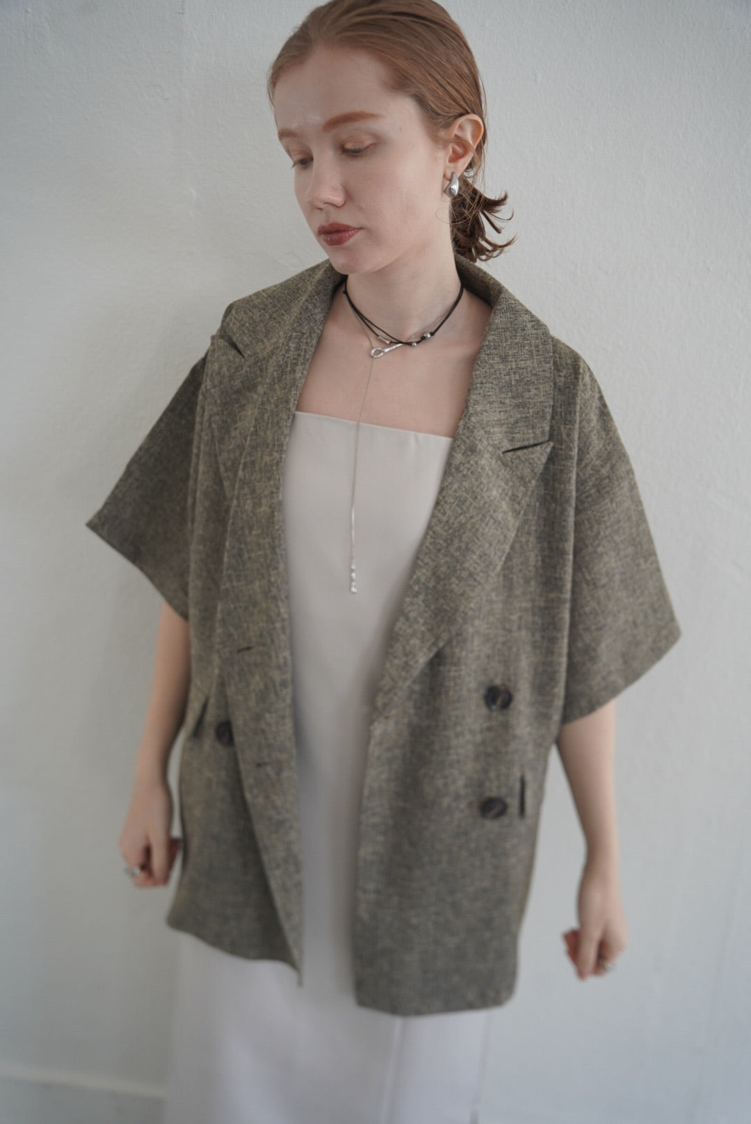 Summer tweed half sleeve JK