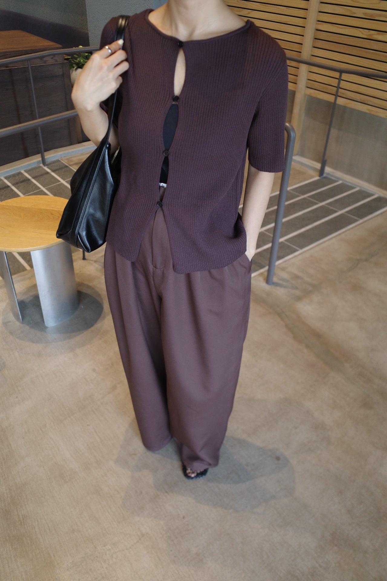 Georgette layered pants