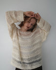 Design pattern sheer knit