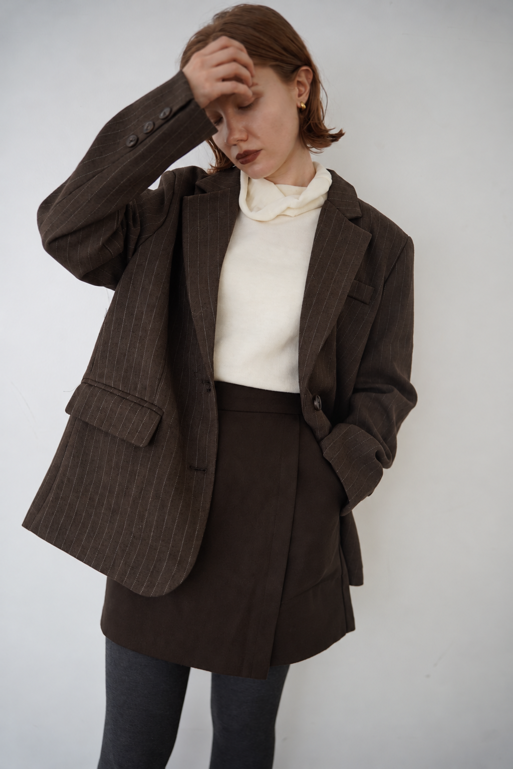 Pin stripe wool JK