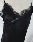 Sier race satin camisole