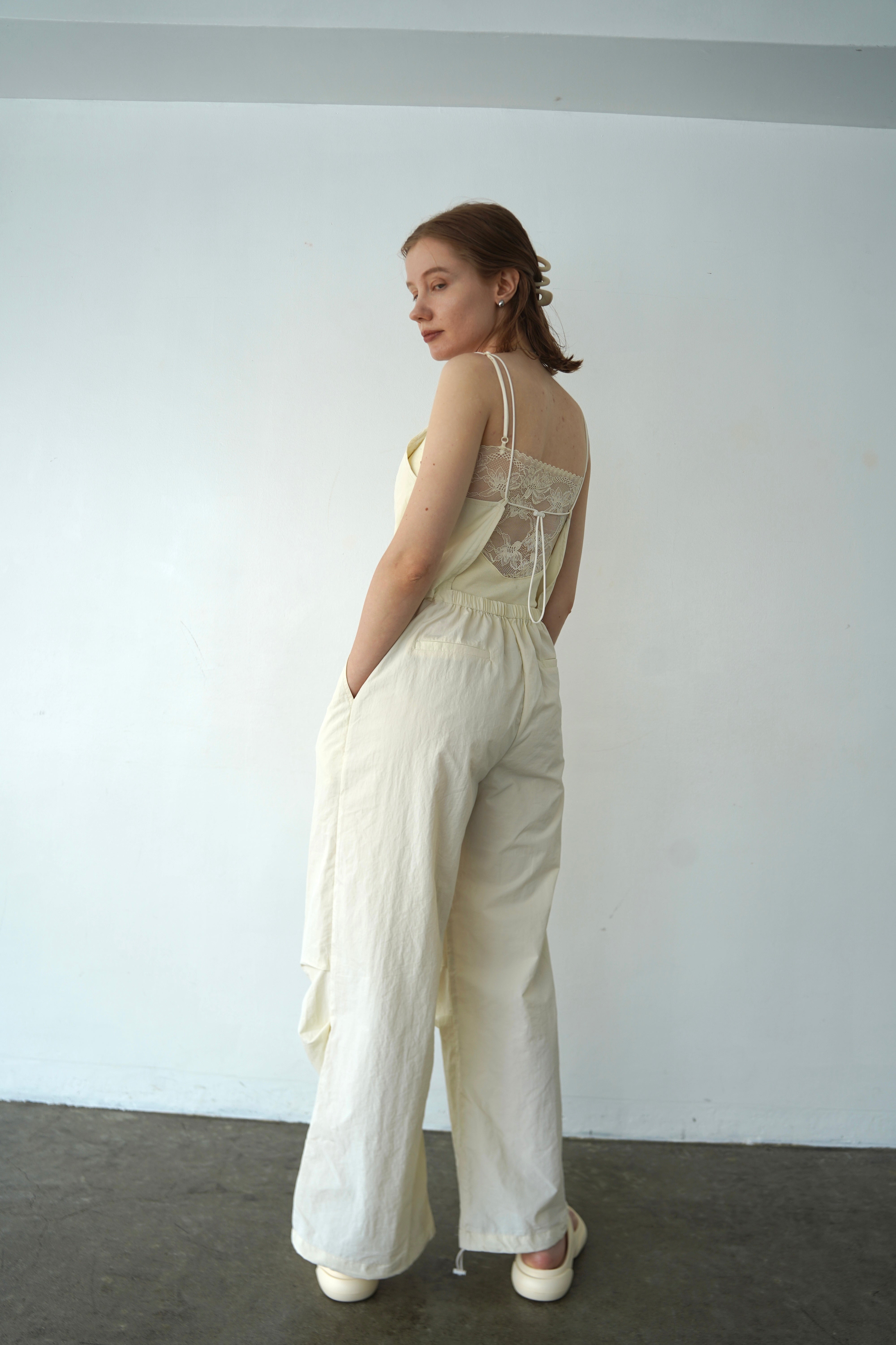 Strap drawstring all-in-one