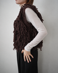 Boucle fringe vest