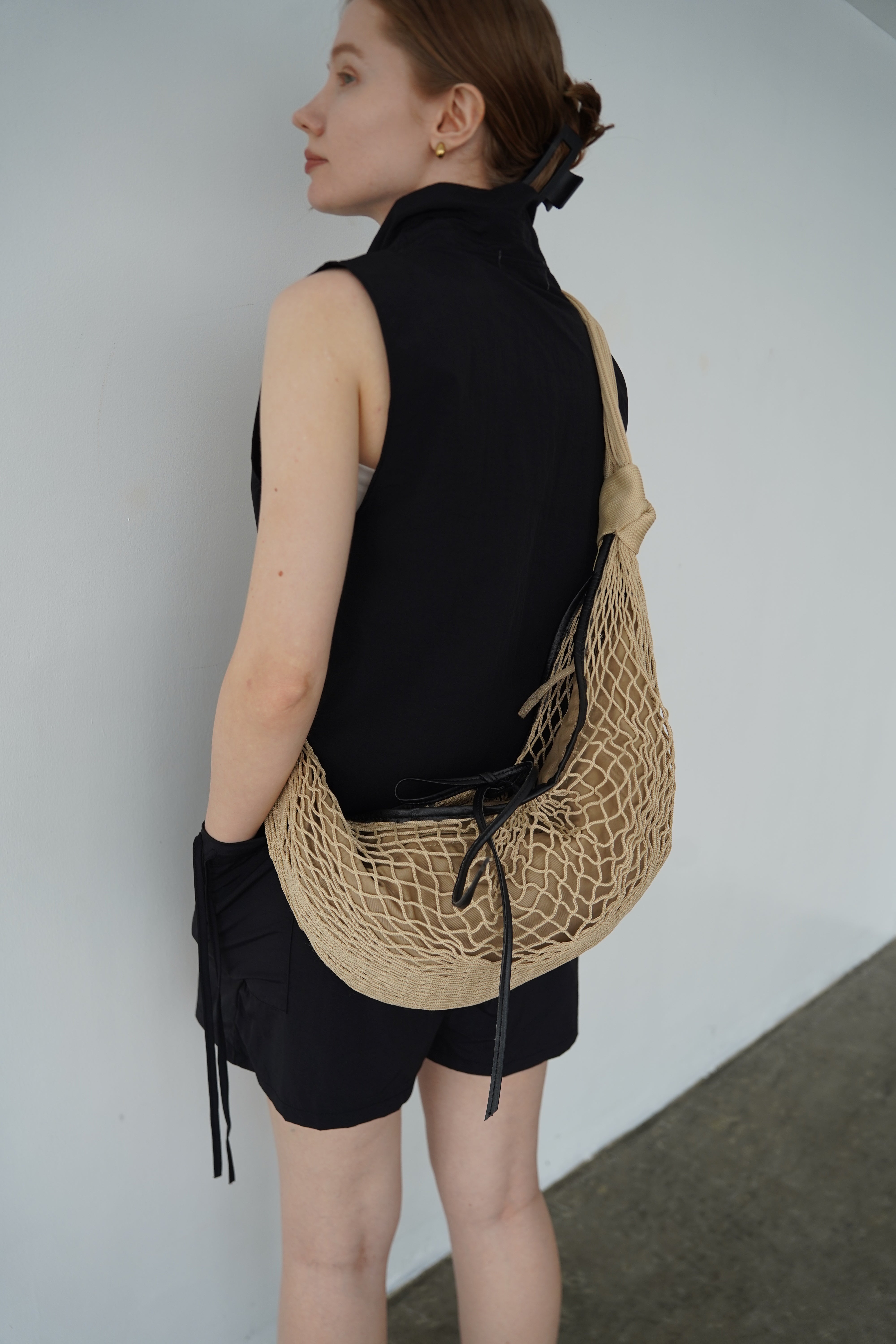 Crochet shoulder bag