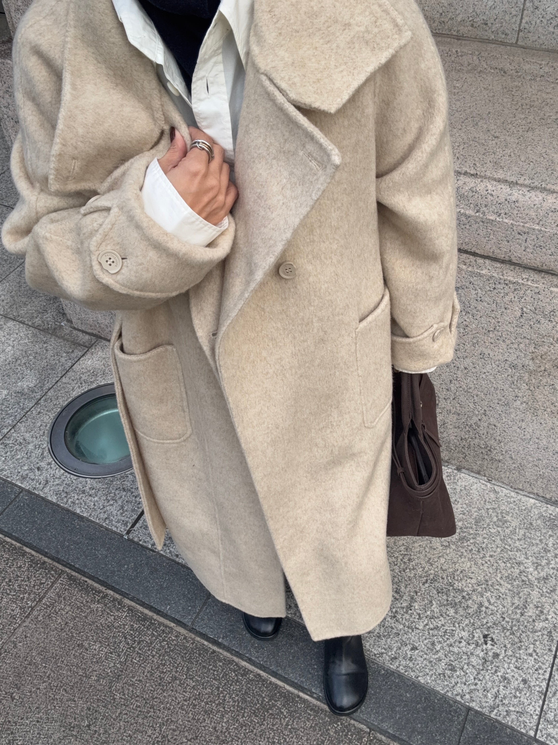 【1月下旬発送】Mel wool long coat