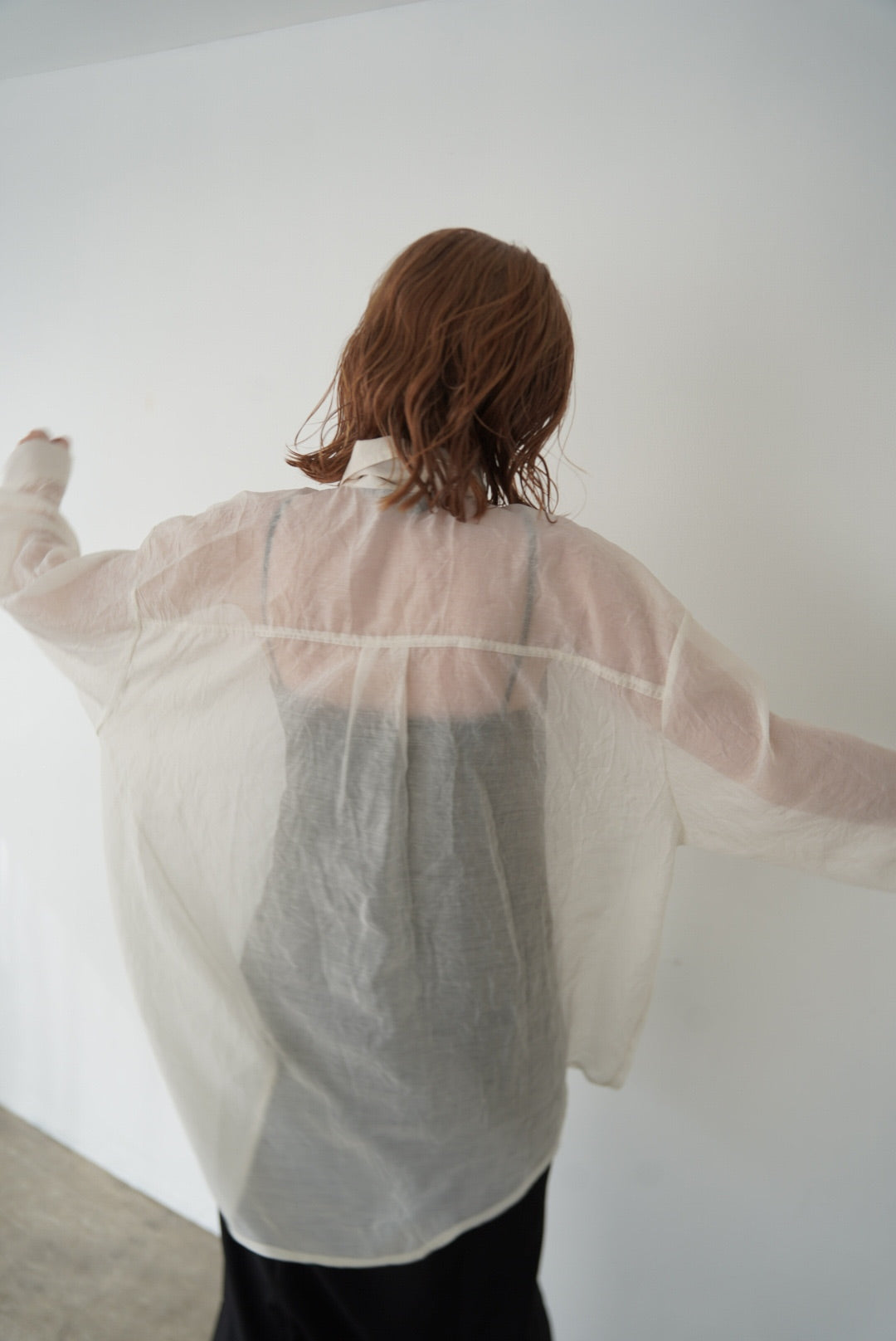 Wrinkle processing shirt